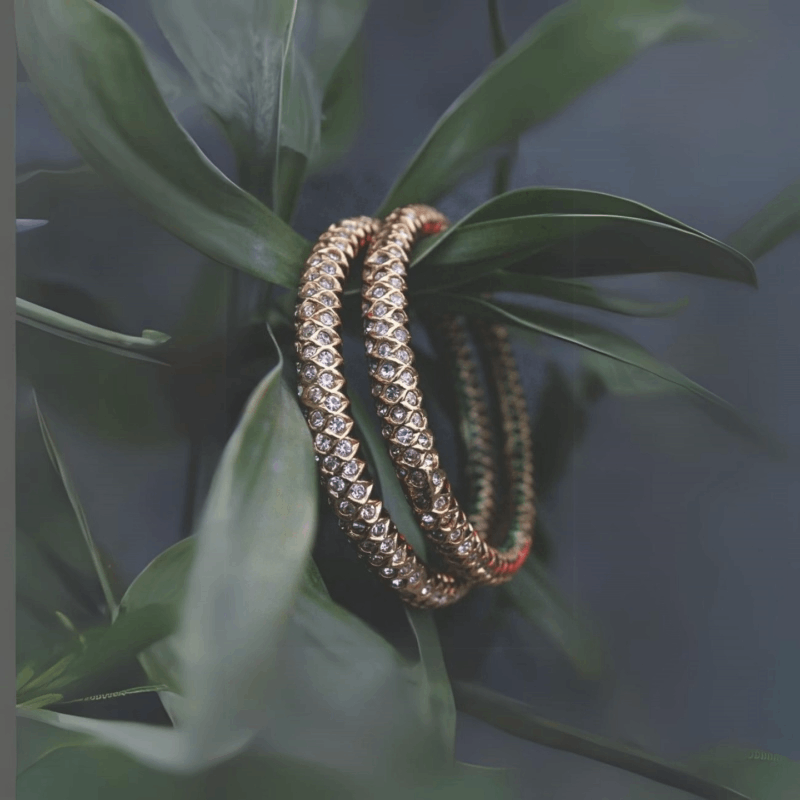 Finest Lab Grown Diamond Bangles | Diahart Diamond Jewelry Shop in Chennai