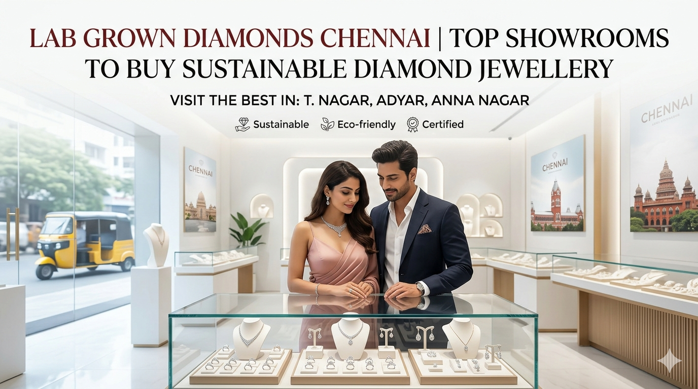 Lab Grown Diamonds Chennai  Top Showrooms to Buy Sustainable Diamond Jewellery