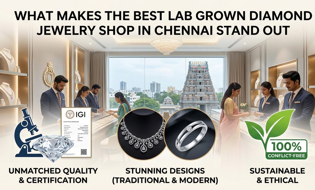 Best Lab Grown Diamond Jewelry Shop in Chennai Where Elegance Meets Sustainability