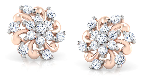 Flower Nook Diamond Earrings