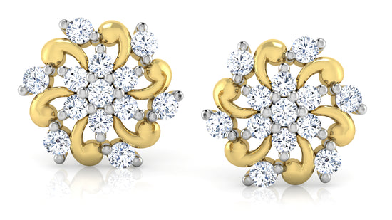 Flower Nook Diamond Earrings