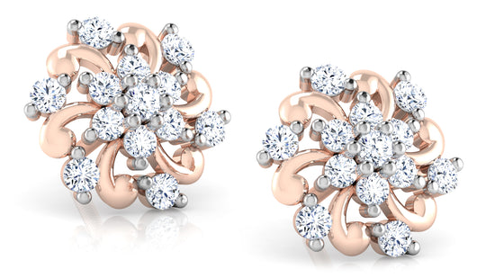 Flower Nook Diamond Earrings