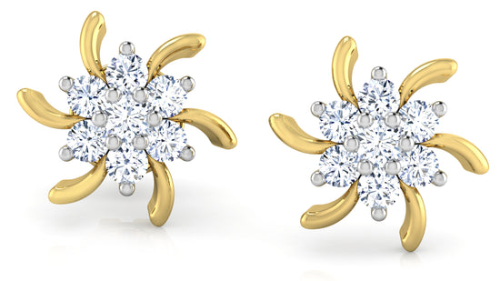 Meadow Essence Diamond Earrings