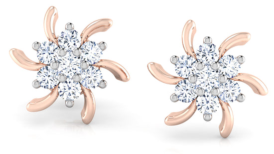 Meadow Essence Diamond Earrings