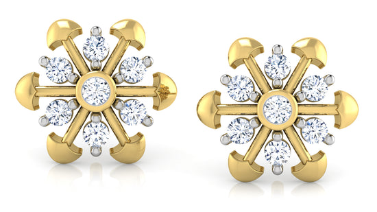 Flowering Hills Diamond Earrings