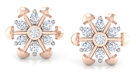 Flowering Hills Diamond Earrings