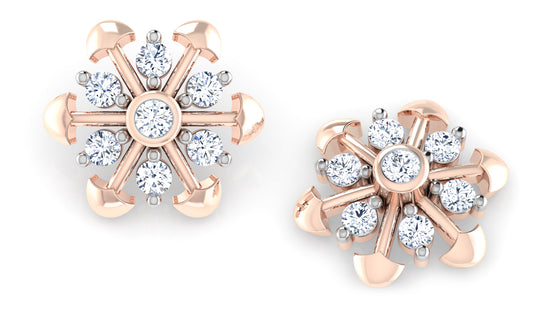 Flowering Hills Diamond Earrings