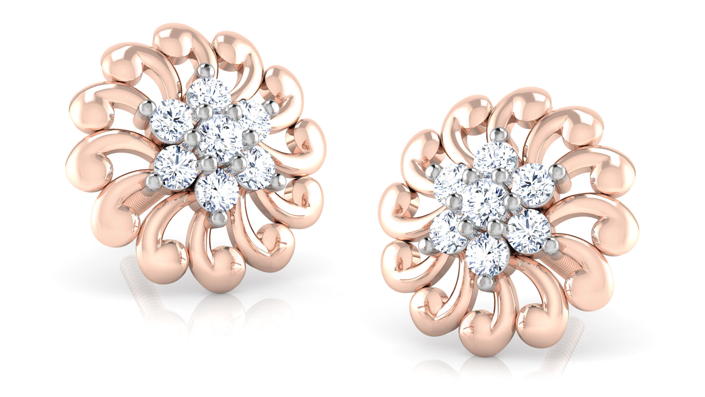 Flowers Forever Diamond Earrings