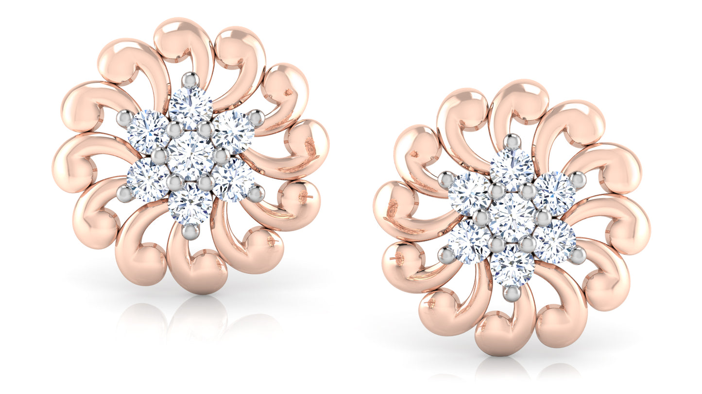 Flowers Forever Diamond Earrings