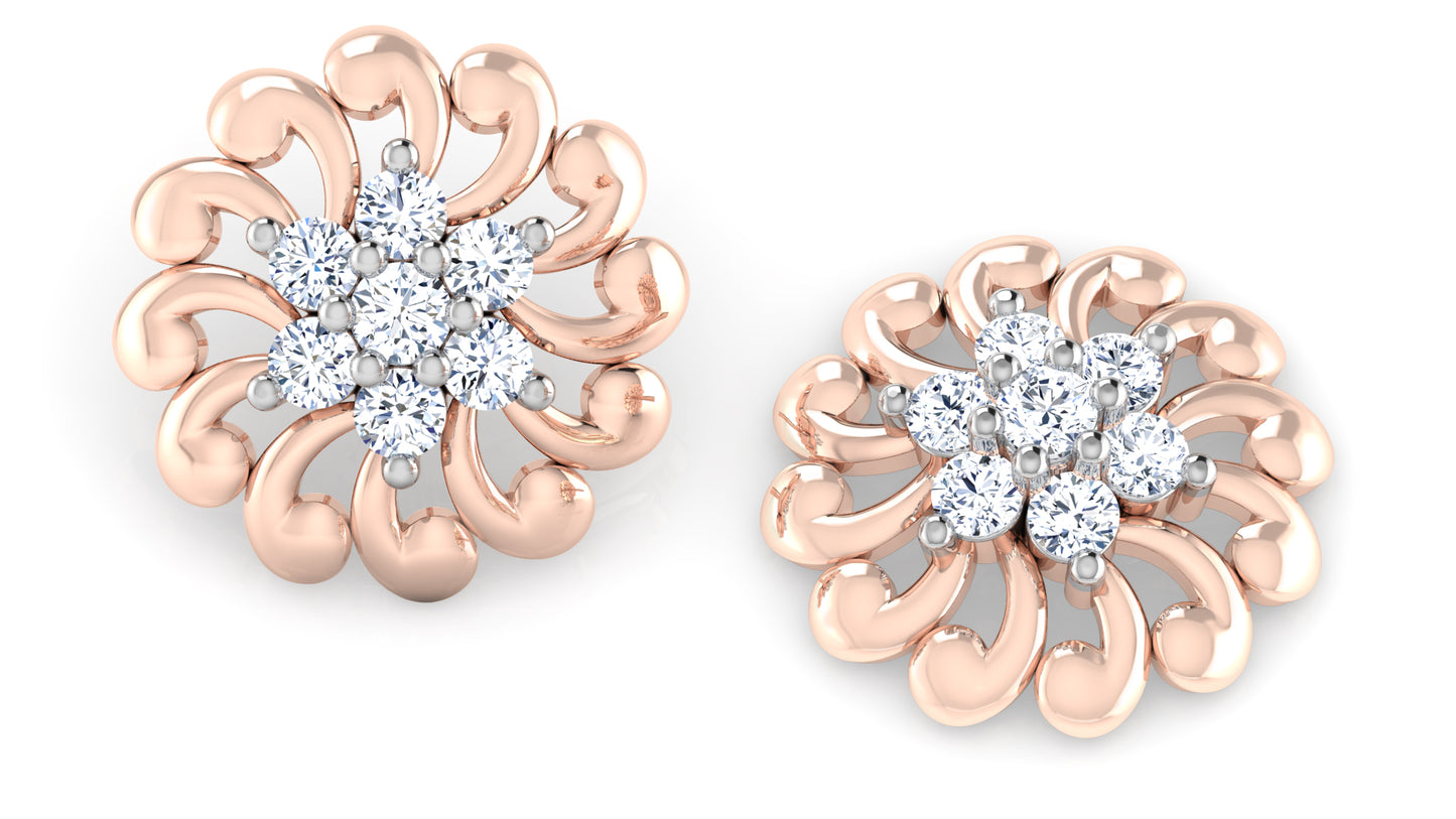 Flowers Forever Diamond Earrings