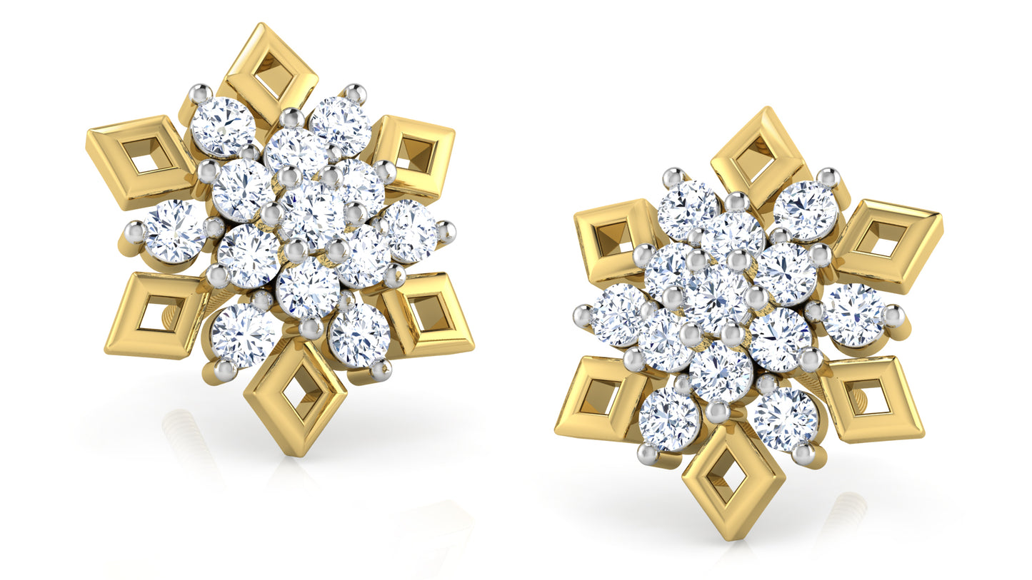 Diamond Sixer Diamond Earrings