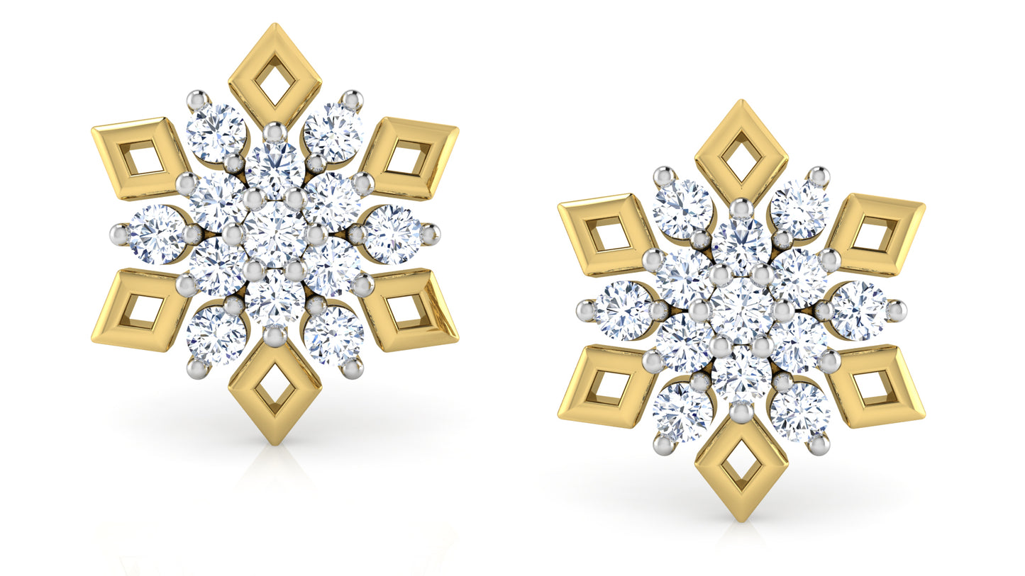 Diamond Sixer Diamond Earrings