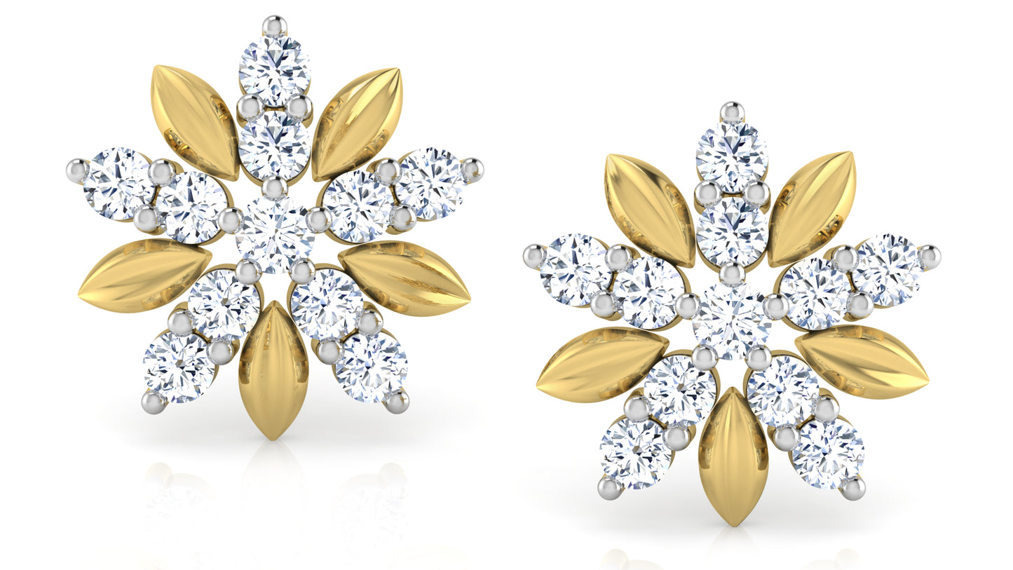 Nutty Treasure Diamond Earrings