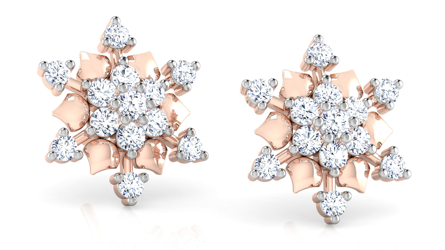 Flame Fame Diamond Earrings