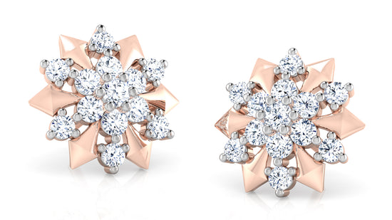 Glowing Arrows Diamond Earrings