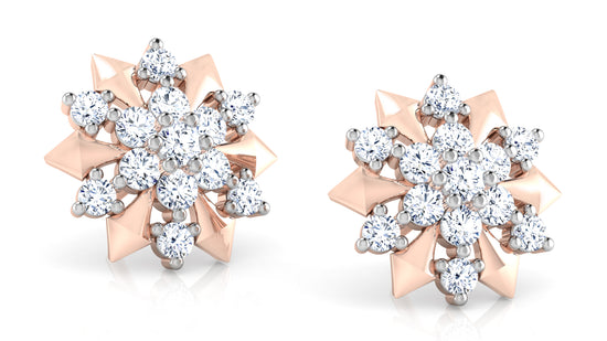 Glowing Arrows Diamond Earrings