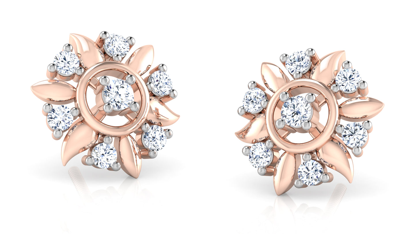 Floral Wonder Diamond Earrings