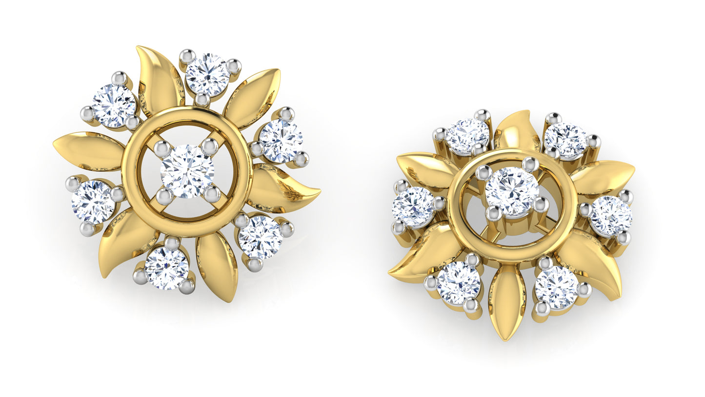 Floral Wonder Diamond Earrings