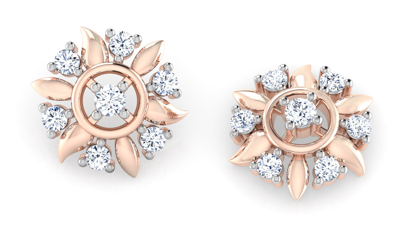 Floral Wonder Diamond Earrings