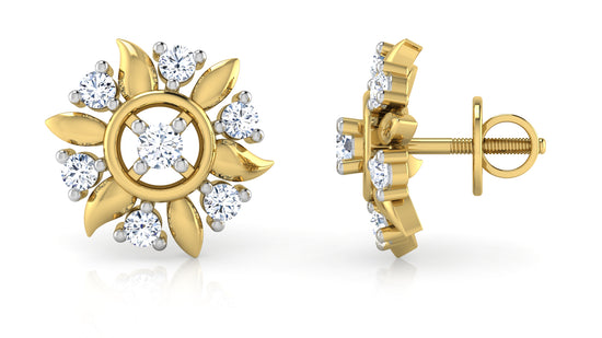 Floral Wonder Diamond Earrings