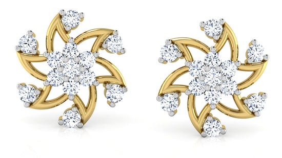 Lazy Stars Diamond Earrings