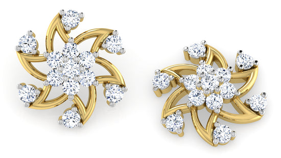 Lazy Stars Diamond Earrings