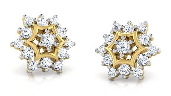 Flower Garden Diamond Earrings