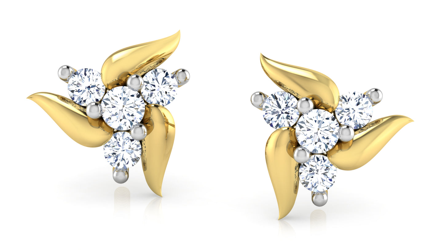 Triple Joy Diamond Earrings