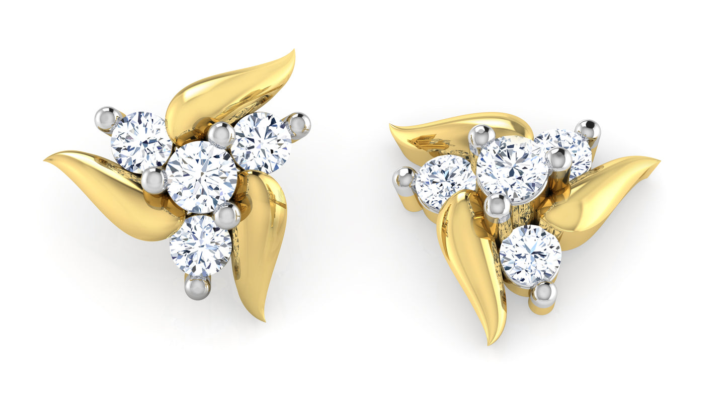 Triple Joy Diamond Earrings