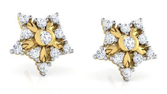 Starry Duo Diamond Earrings