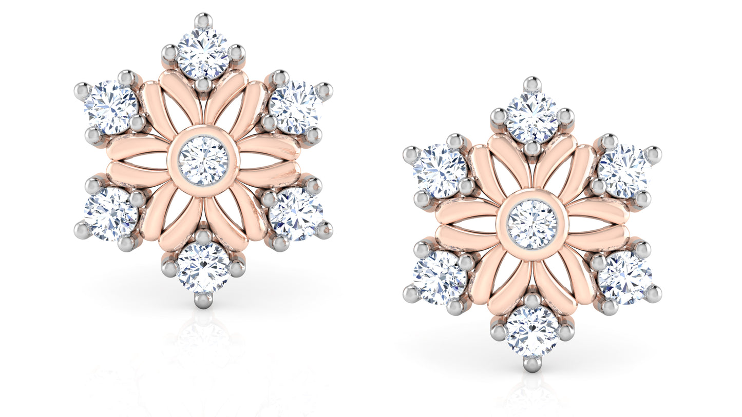 Flower Retreat Diamond Earrings