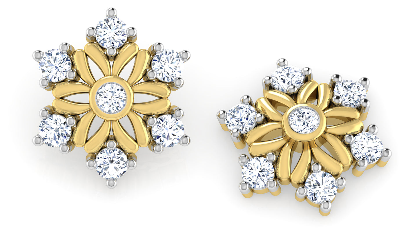 Flower Retreat Diamond Earrings