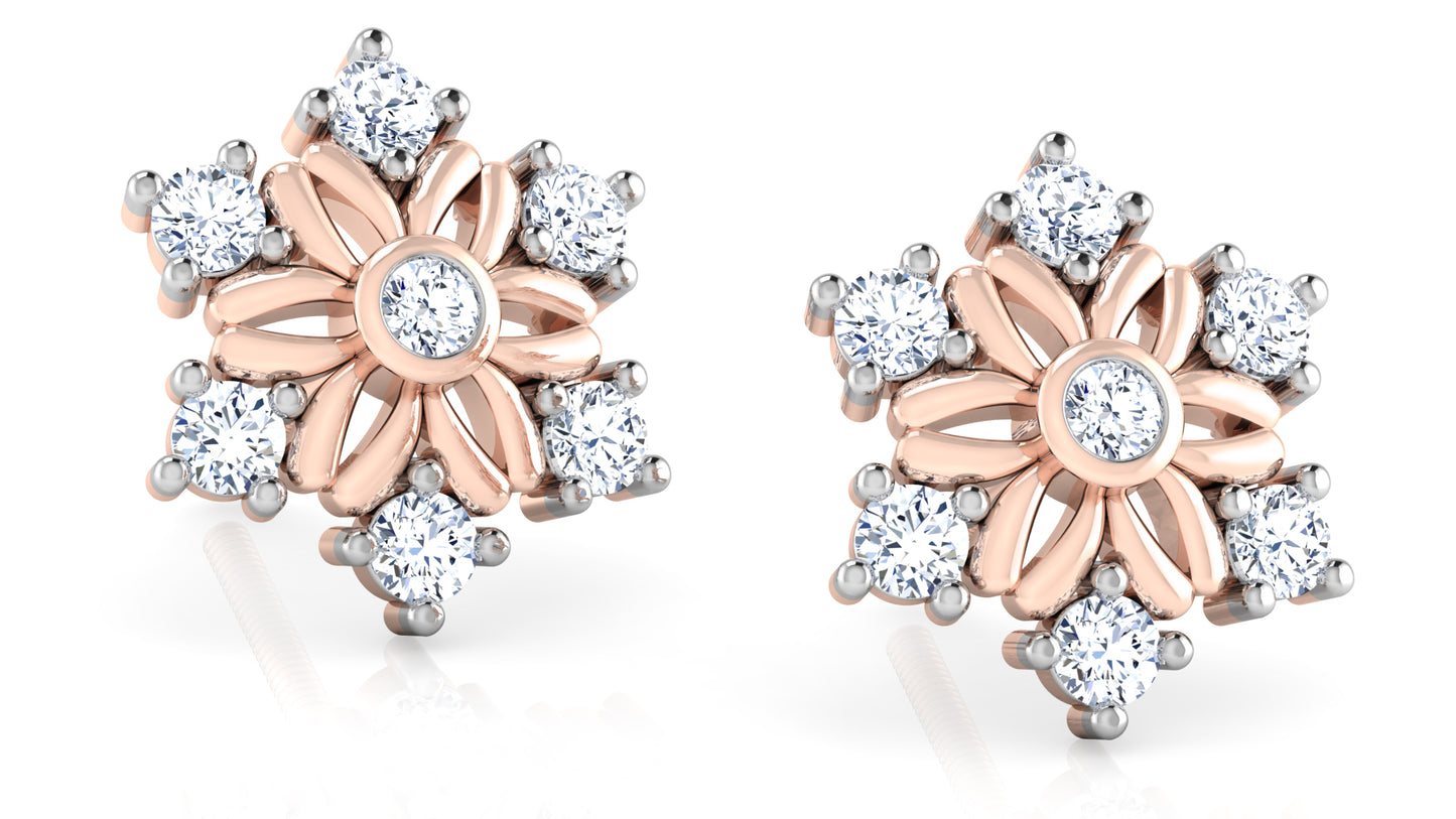 Flower Retreat Diamond Earrings