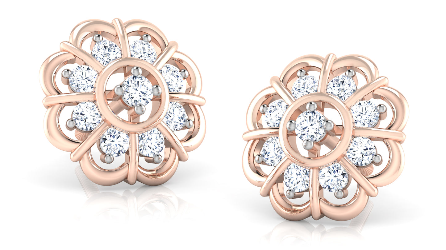 Roses n Roses Diamond Earrings