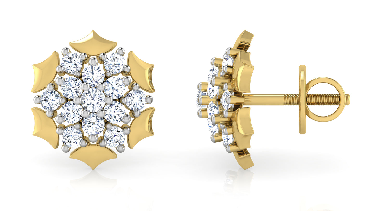 Hi-Fashion Diamond Earrings