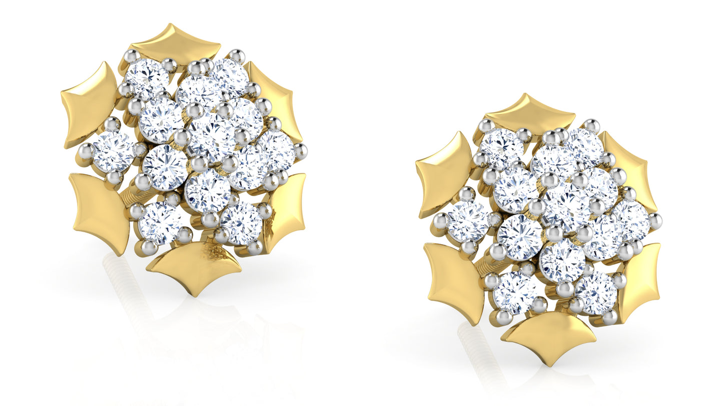 Hi-Fashion Diamond Earrings