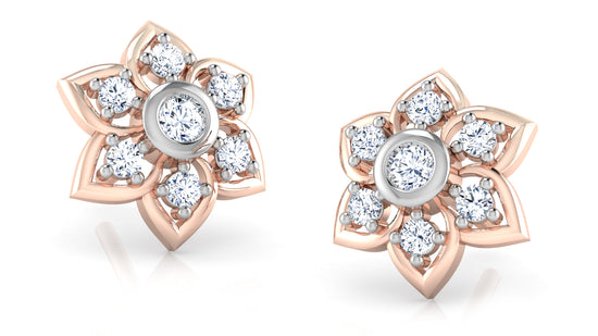 Purely Flowers Diamond Earrings