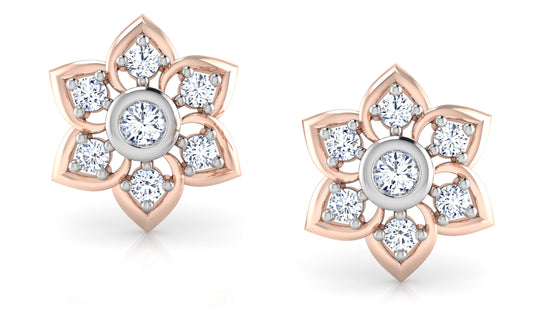 Purely Flowers Diamond Earrings