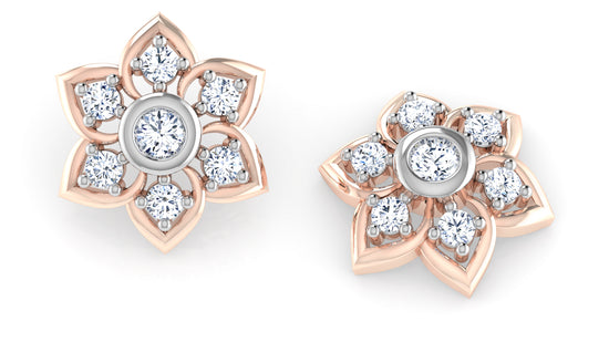 Purely Flowers Diamond Earrings