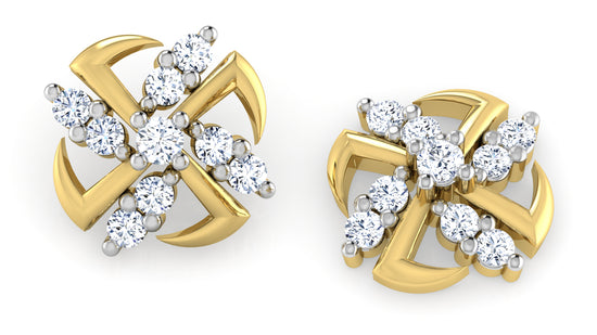 Rock n Roll Diamond Earrings