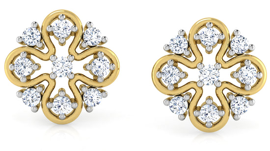 Gold Diamond Havoc Diamond Earrings