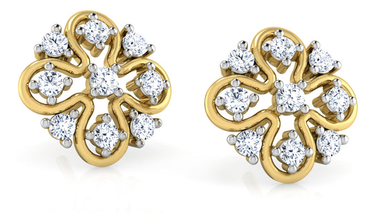 Gold Diamond Havoc Diamond Earrings