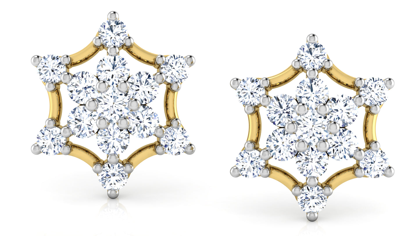 Happy Stars Diamond Earrings