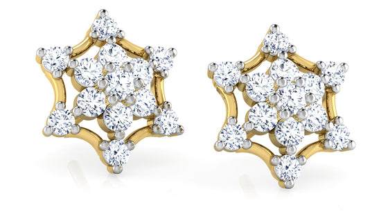 Happy Stars Diamond Earrings