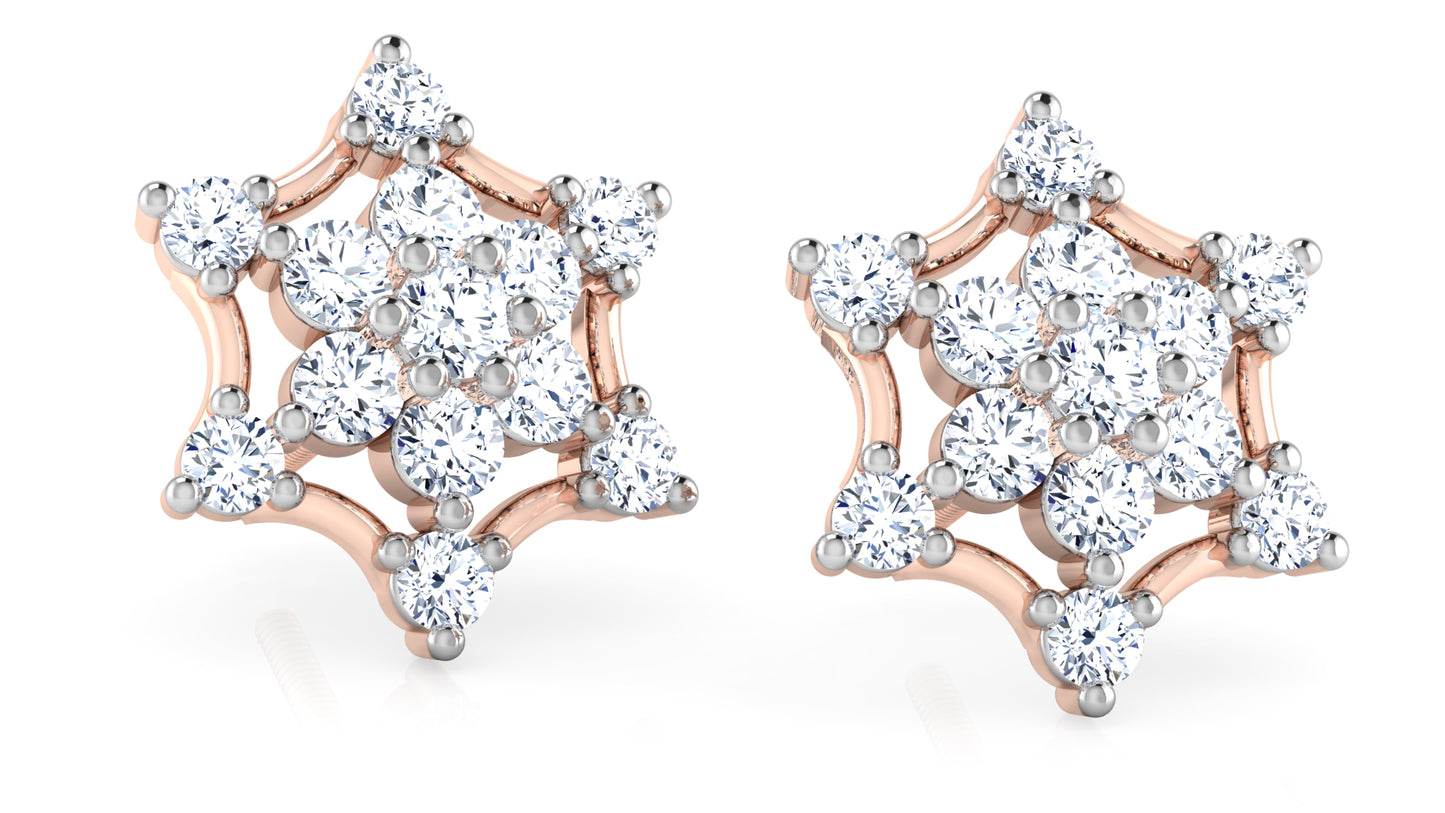 Happy Stars Diamond Earrings