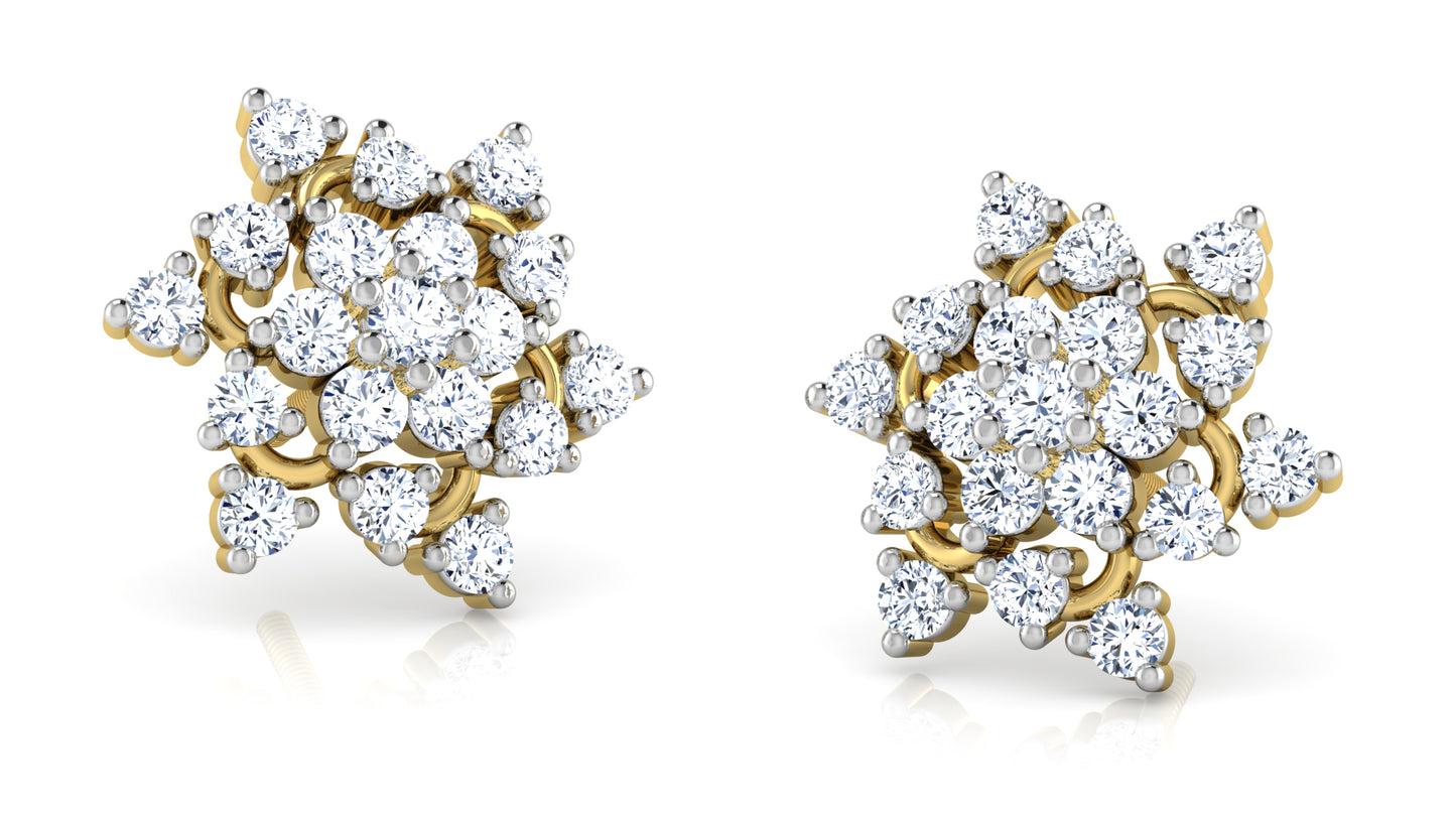 Regal Gardens Diamond Earrings