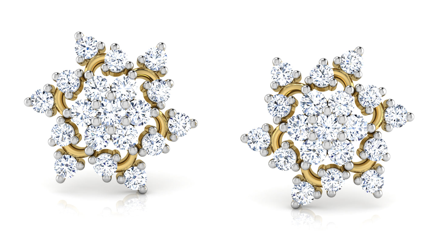 Regal Gardens Diamond Earrings