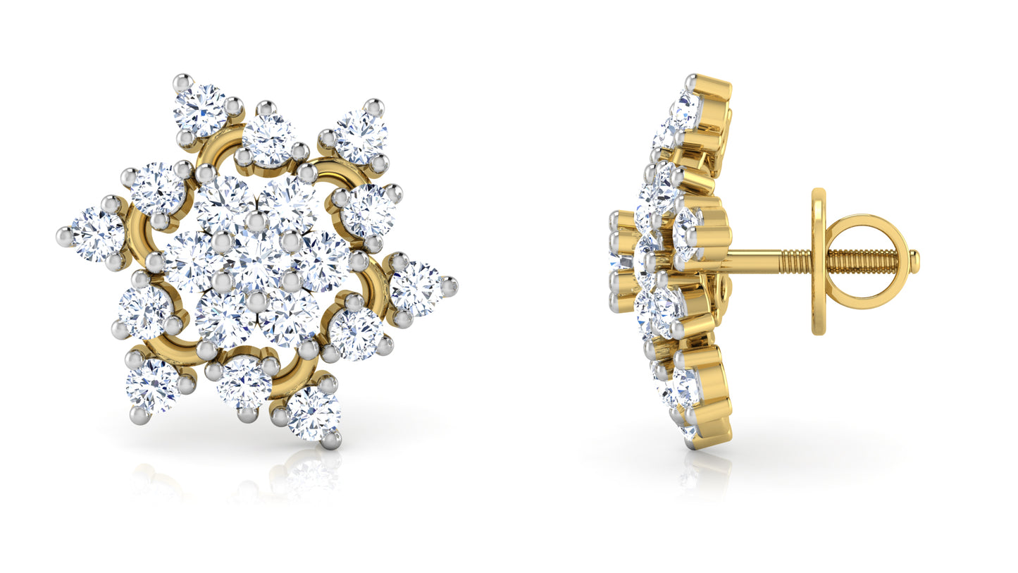 Regal Gardens Diamond Earrings