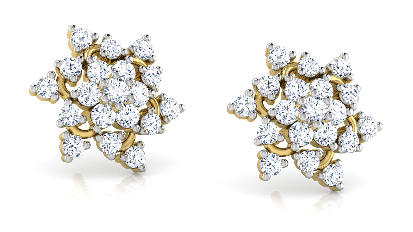 Regal Gardens Diamond Earrings