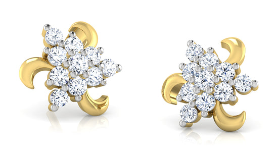 Nature's Drama Diamond Earrings